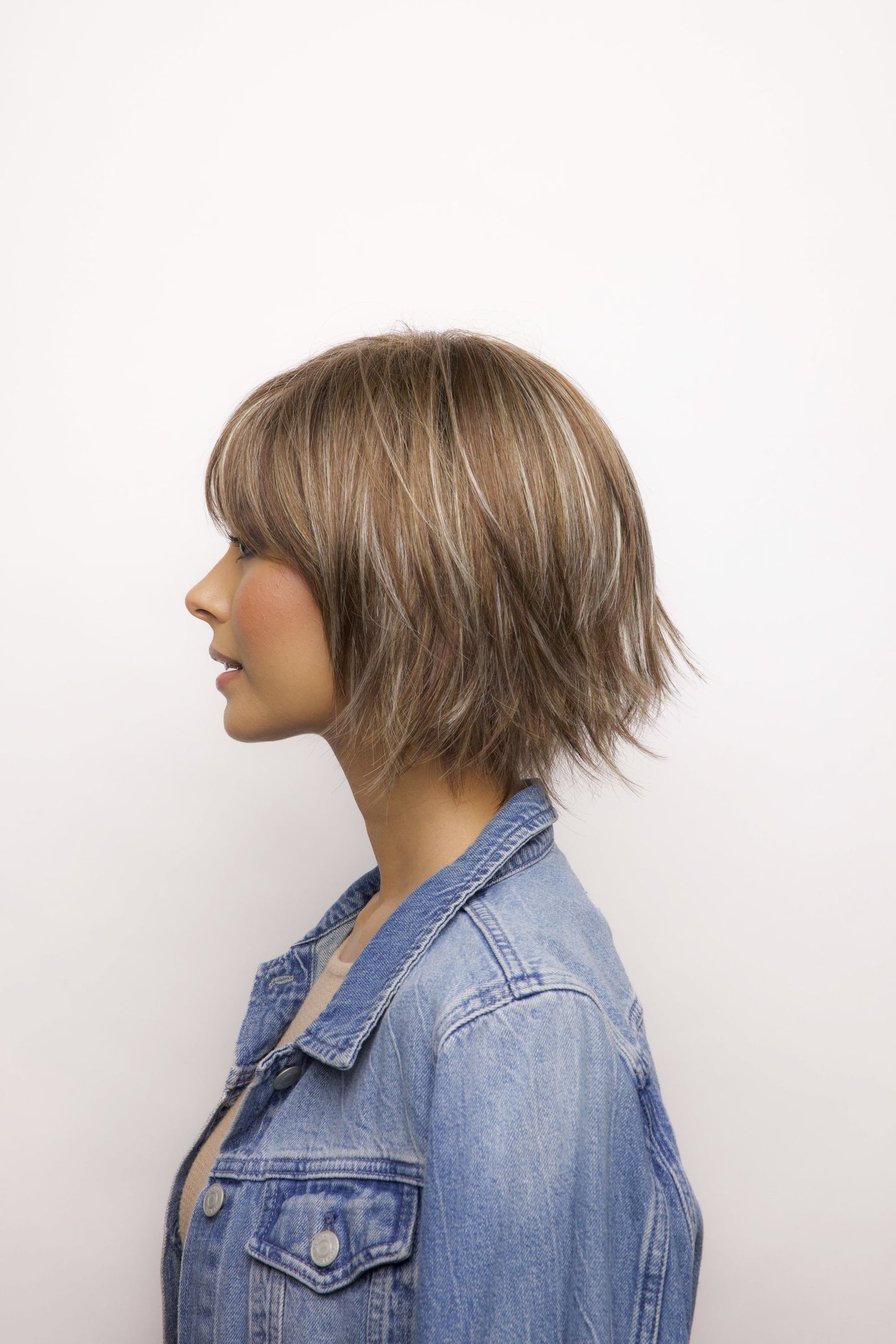 Pax by Hi-Fashion – Short Layered Bob with Feathered Fringe | Chic Fibre Wig | UK Stock