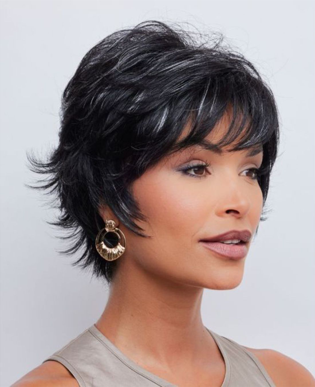 Nour by Noriko – Chic Pixie Wig with Flicked Texture