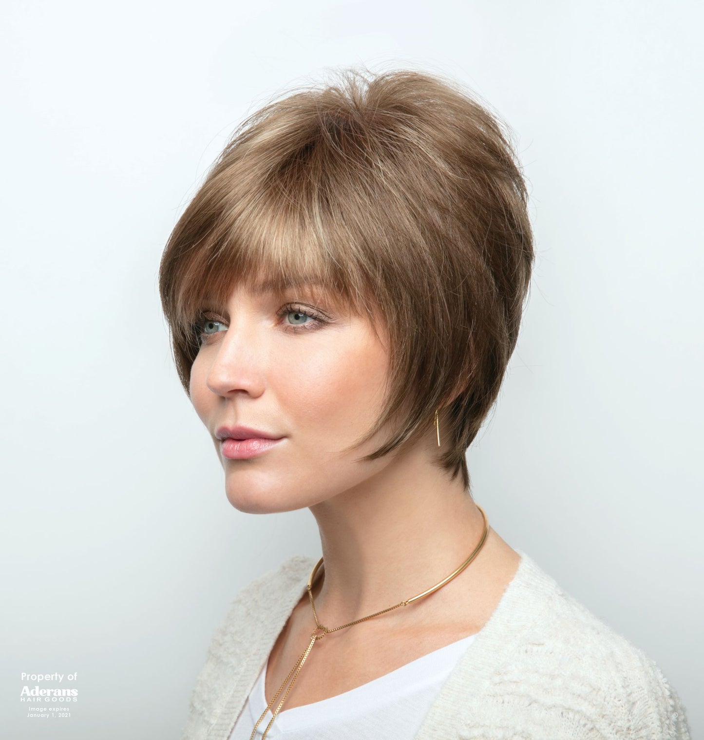 Emily Wig by Amore – Short Bob with Fringe | Monofilament Top | Fibre Hair