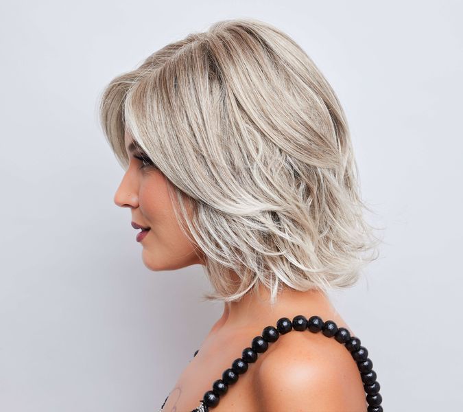 Kade by Noriko – Wavy Lace Front Wig | Ice Blonde | Fibre Hair | UK Stock