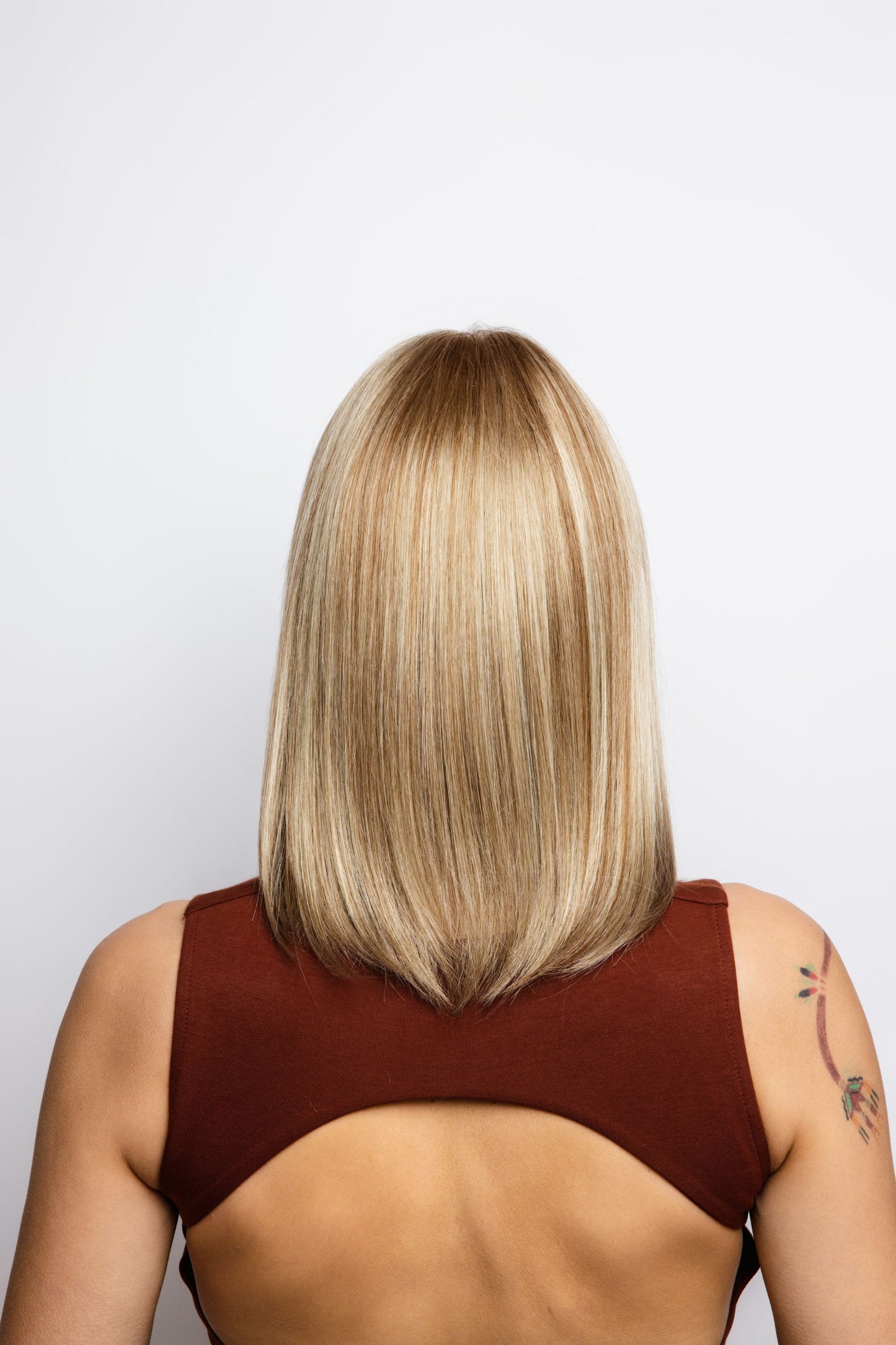 Tatum Wig by Amore – Shoulder-Length with Blunt Fringe | Monofilament Top | Fibre Hair