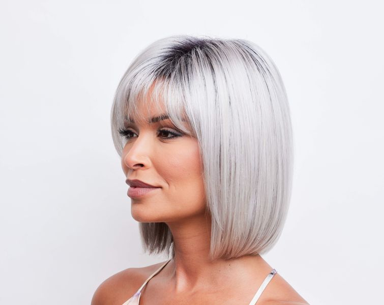 Alva Wig by Noriko – Modern Bob with Soft Waves and Tapered Fringe