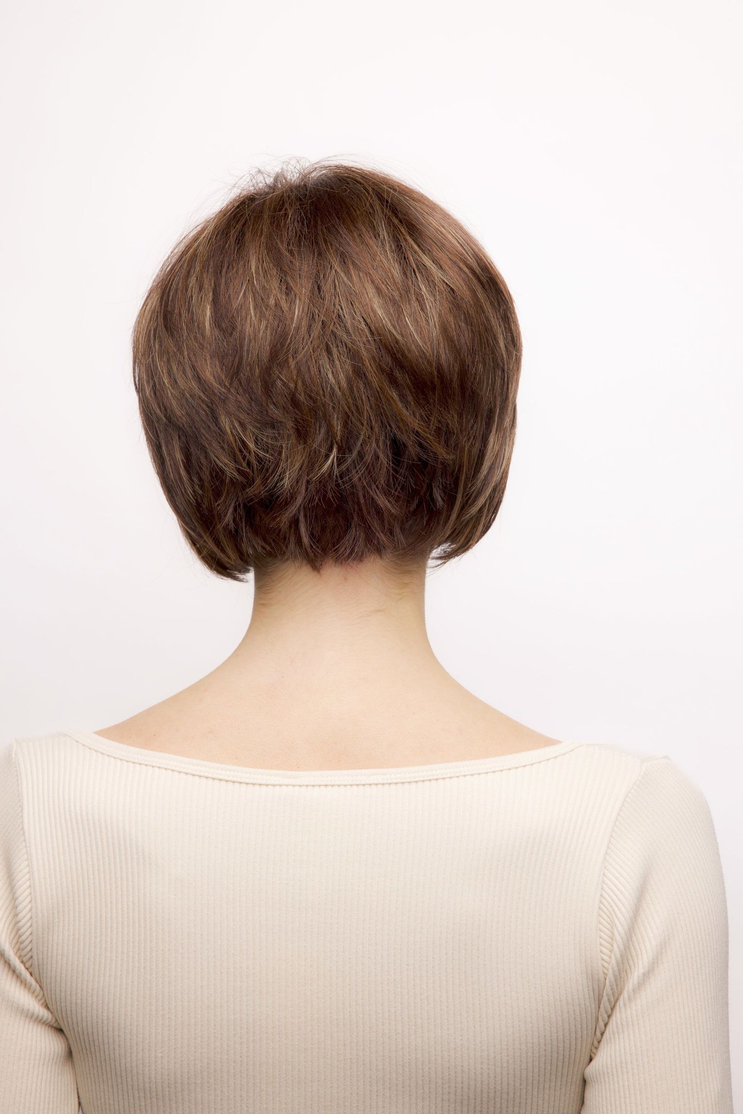 Nell by Hi-Fashion – Sleek Short Bob with Full Fringe | Ready-to-Wear Fibre Wig | UK Seller