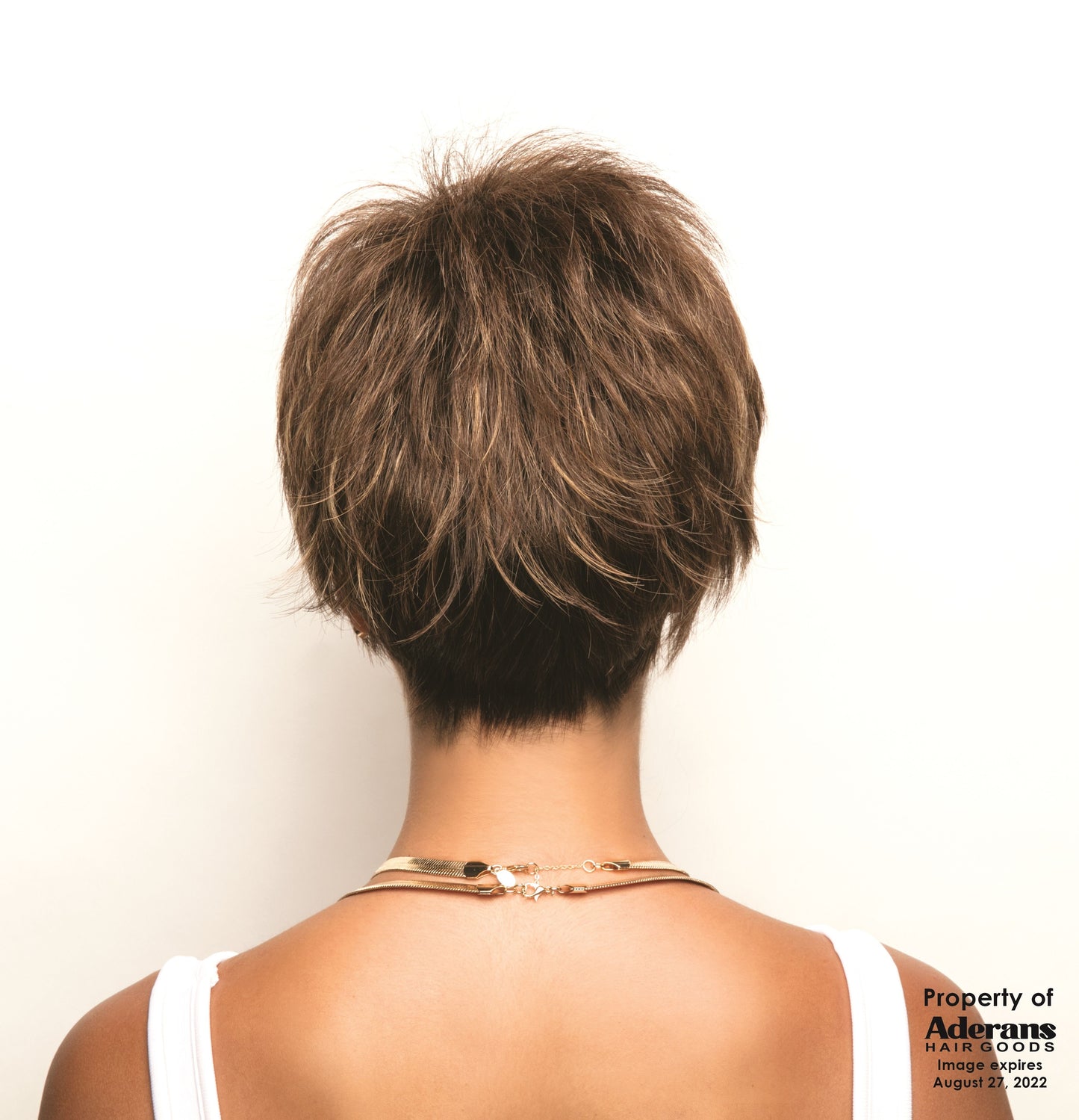 Billie by Noriko – Short Spiky Wig | Marble Brown-R | Fibre Hair | UK Stock