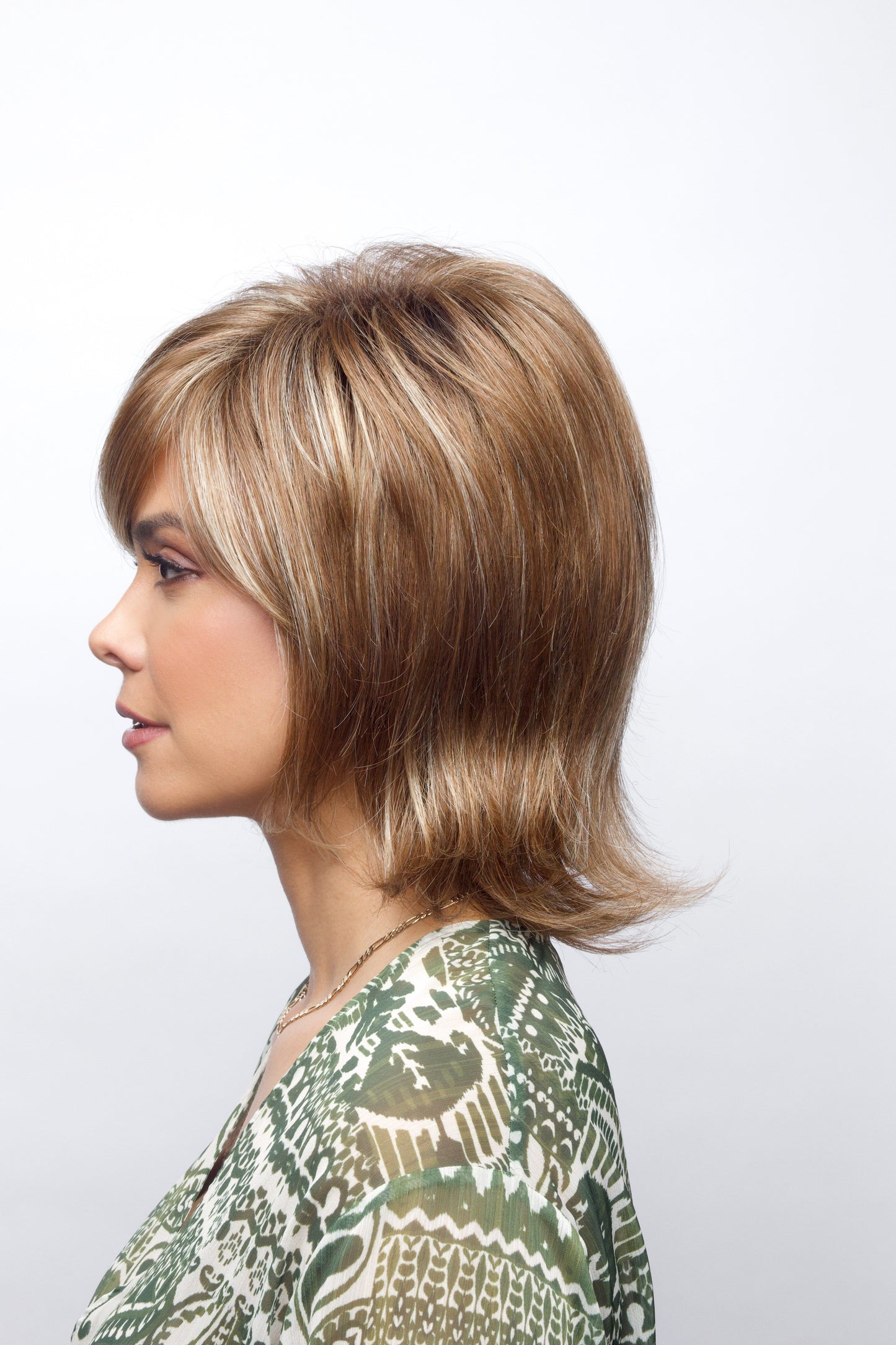 Claire by Noriko – Edgy Mid-Length Wig | Maple Sugar-R | Fibre Hair | UK Stock
