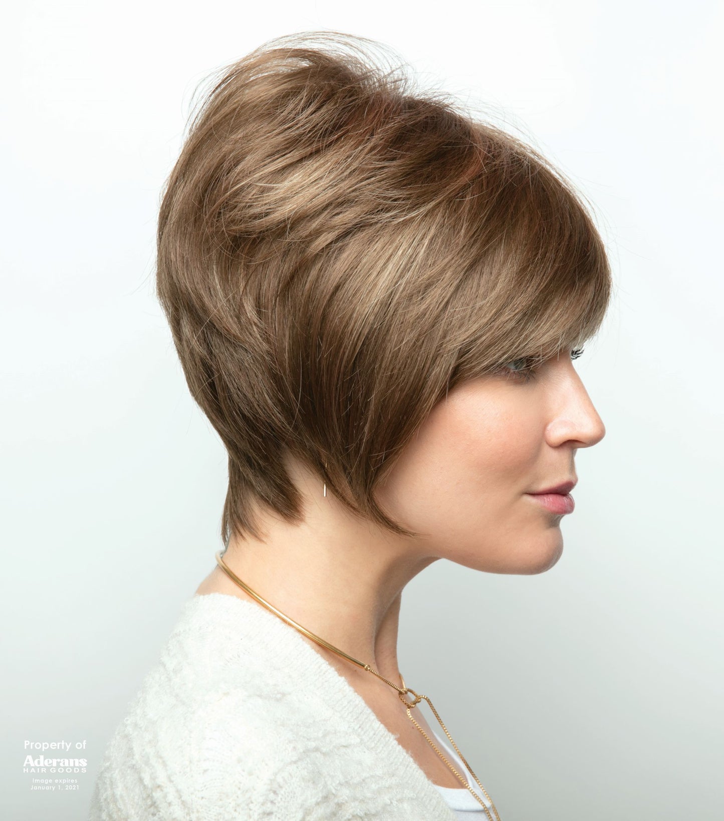 Emily Wig by Amore – Short Bob with Fringe | Monofilament Top | Fibre Hair