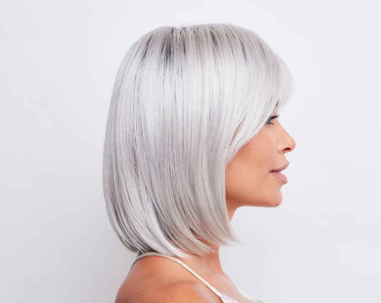Alva Wig by Noriko – Modern Bob with Soft Waves and Tapered Fringe