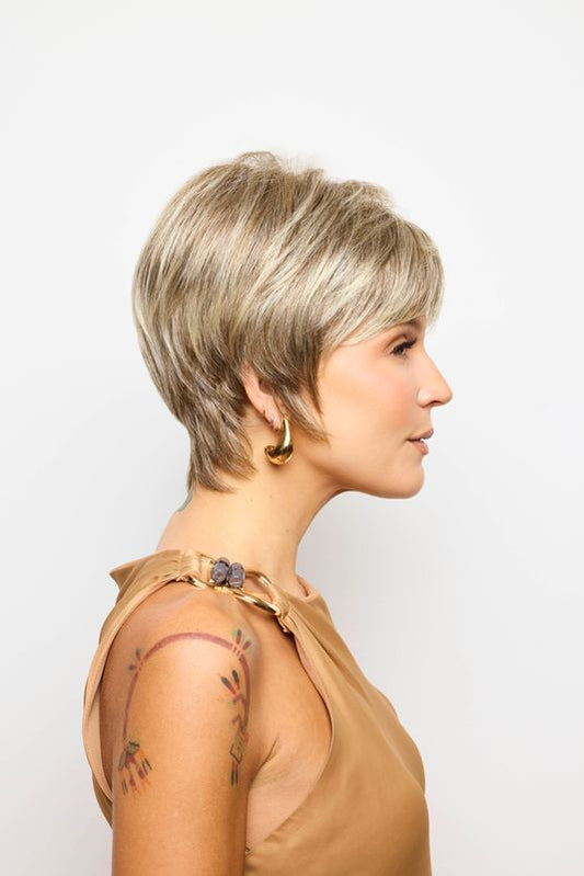 Sally by Noriko - Short Layered Wig – Soft Fringe & Sleek Nape | Noriko Collection