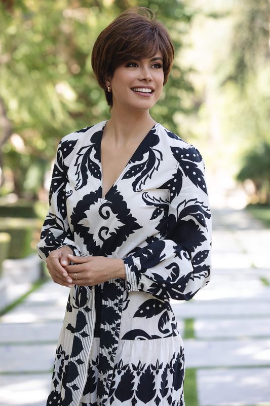 Megan by Noriko – Sleek, Tapered Cut for a Flattering Look
