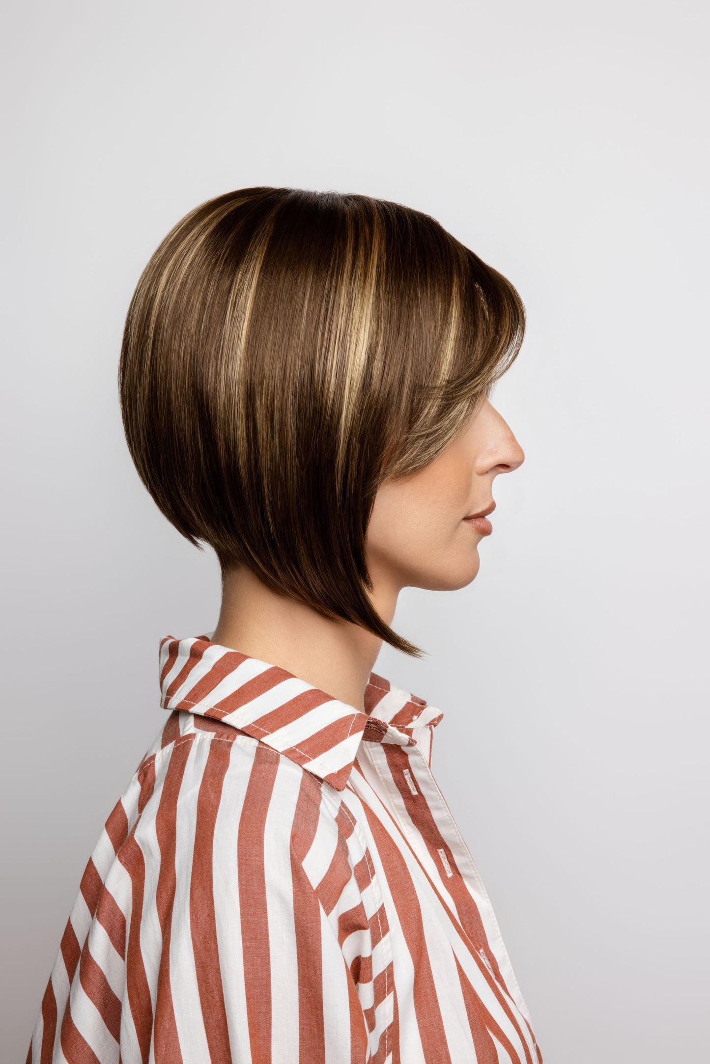 Codi Wig by Amore – Angled Bob with Side Fringe | Monofilament Top | Fibre Hair