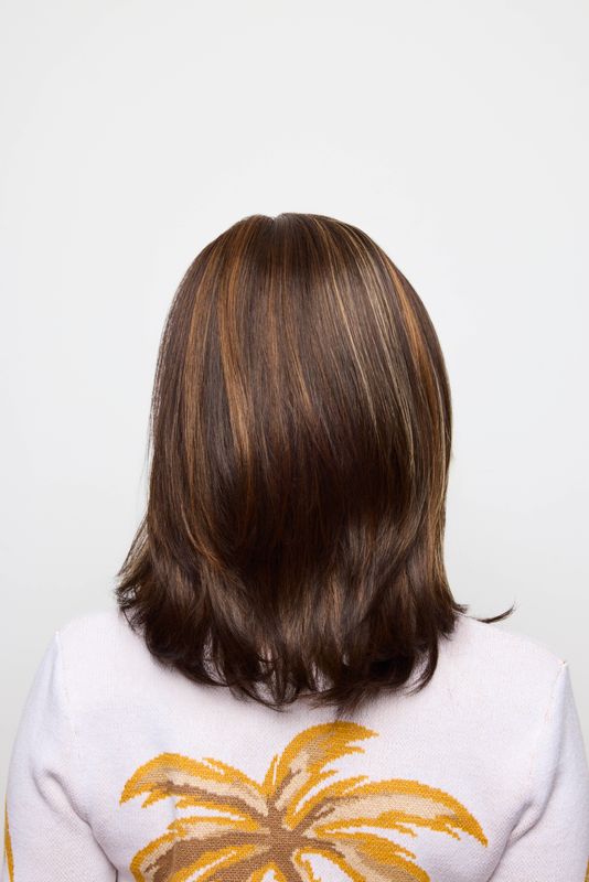 Kenzie Wig by Noriko – Layered Shoulder-Length Style with Side-Swept Frin